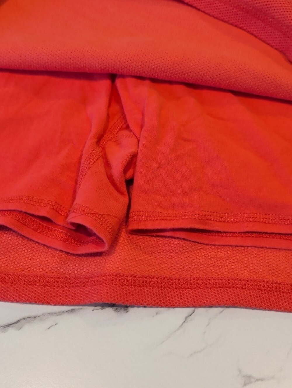 HELLO SATURDAY TALBOTS Pre-Owned Size XL Red Knit Skort With Pockets - Picture 4 of 10